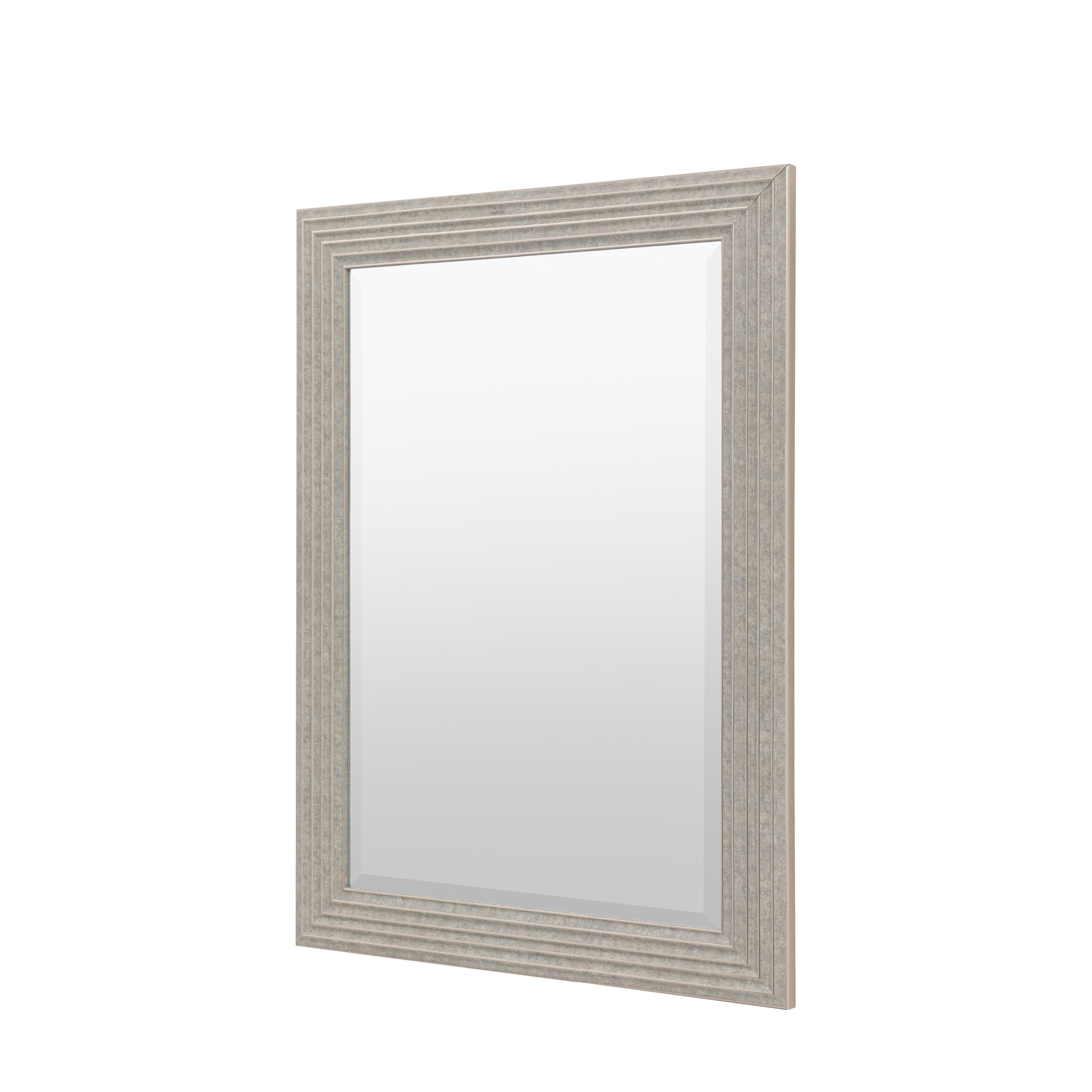 Santiago Rustic Silver Rectangle Wall Mirror